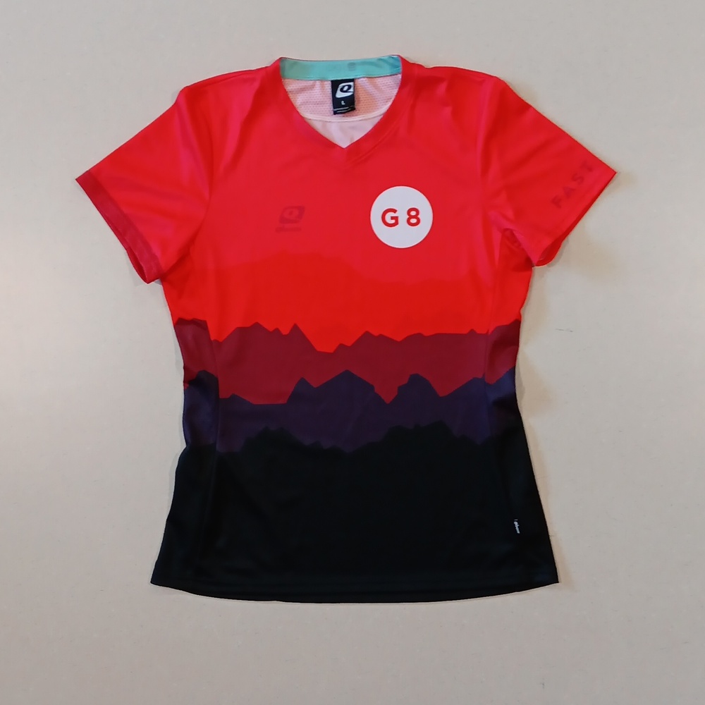 Qloom Cycling Mountain Graphic Jersey Shirt
